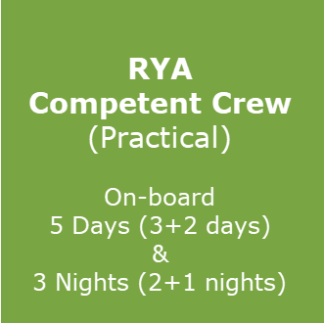 RYA Competent Crew Practical (14-16 Nov [Fri-Sun] & 22-23 Nov [Sat-Sun] 2025)